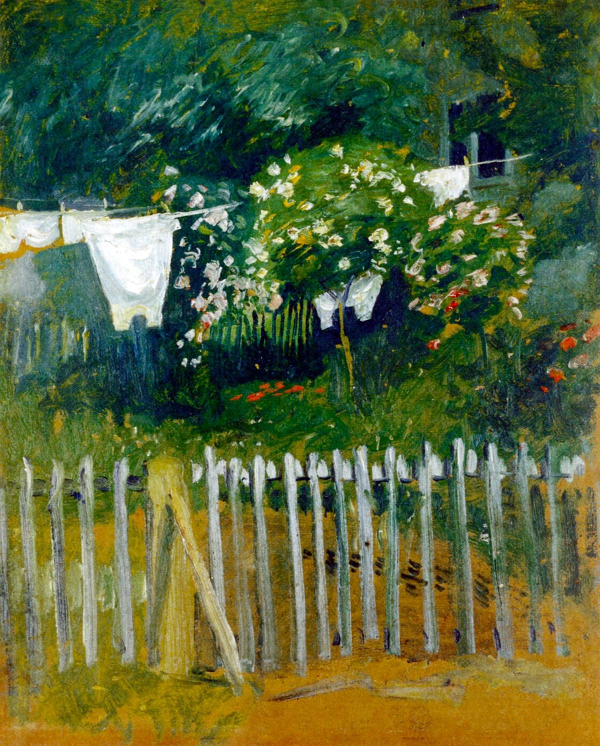 빨랫줄이 있는 정원 (Garten mit Wäschebleiche / Garden with Wäschebleiche / Garden with Laundry)