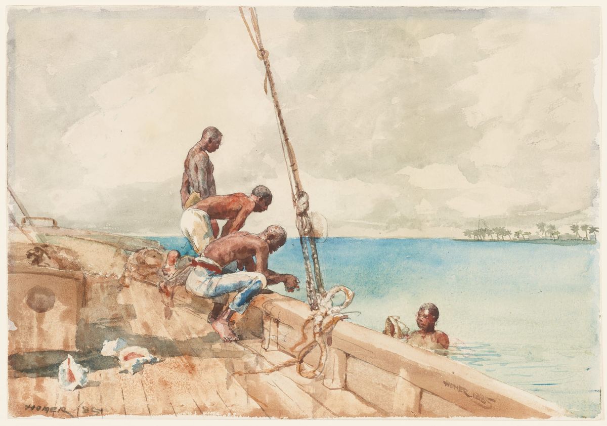 소라잡이 다이버들 - Sponge Divers, Bahamas (Conch Divers)