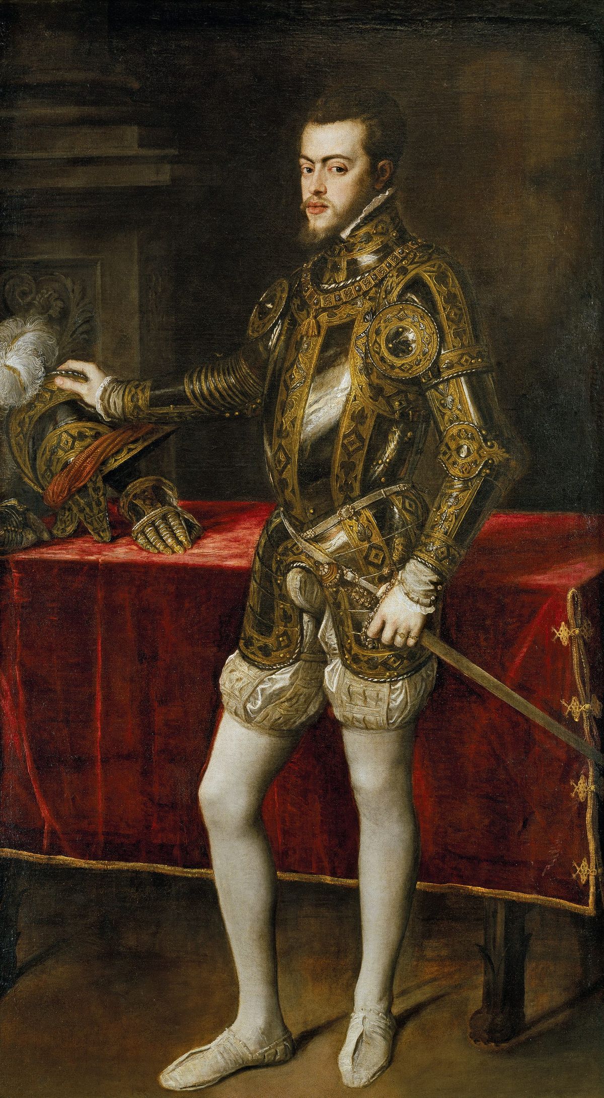 갑옷을 입은 펠리페 2세의 초상 Portrait of Philip II in Armor