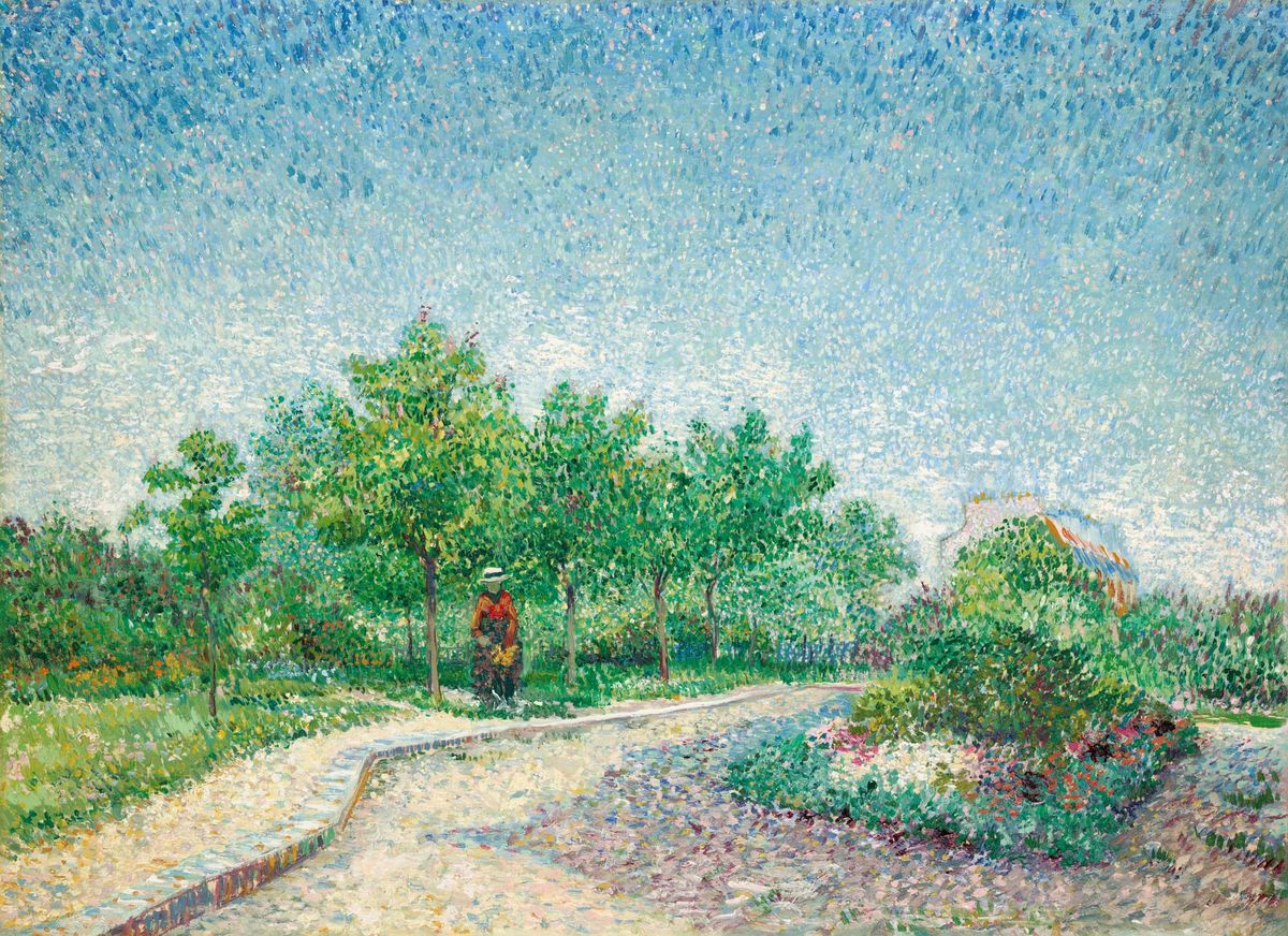 아스니에르의 공원 - Park at Asnières