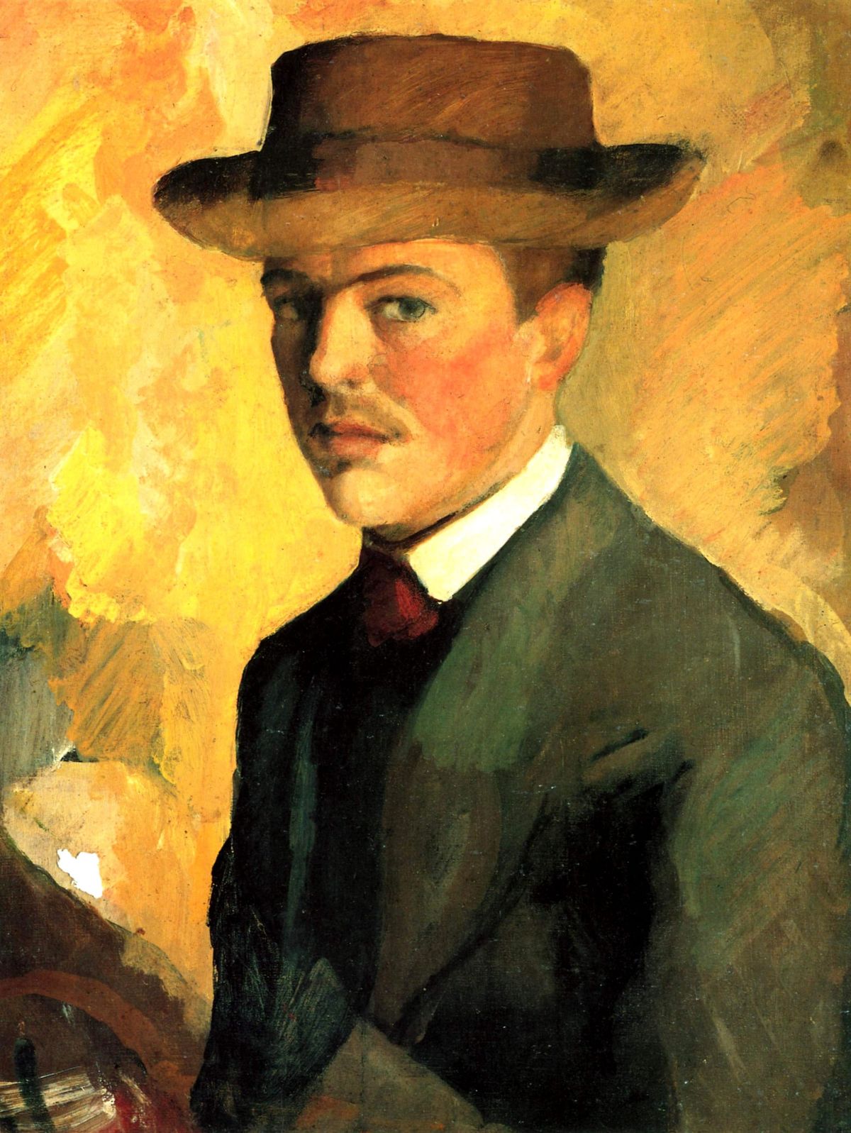 모자를 쓴 자화상 (Selbstporträt mit Hut / Self-Portrait with Hat)