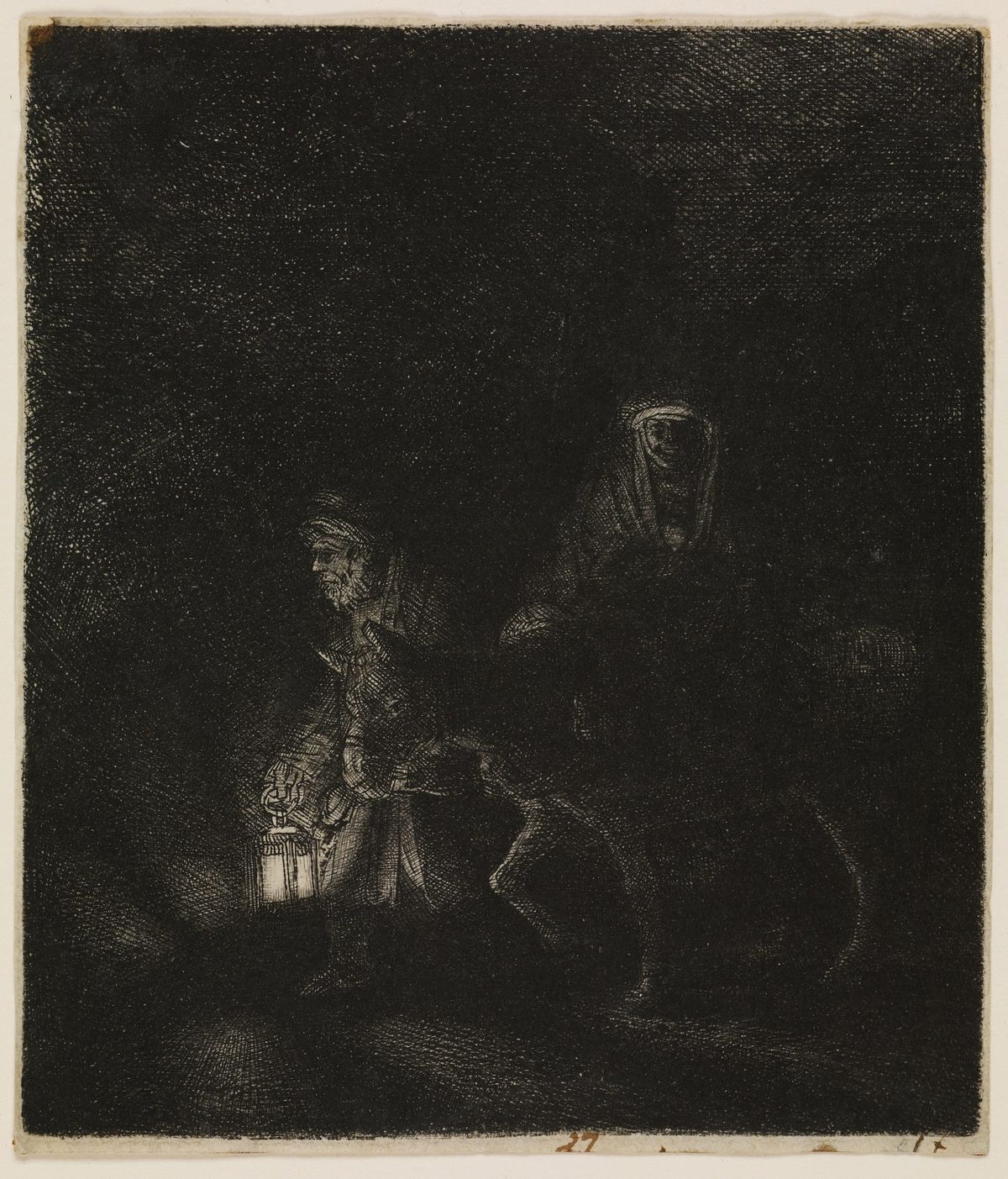 이집트 피신: 야경 (The Flight into Egypt: Crossing a Creek / The Flight into Egypt: Night Piece)