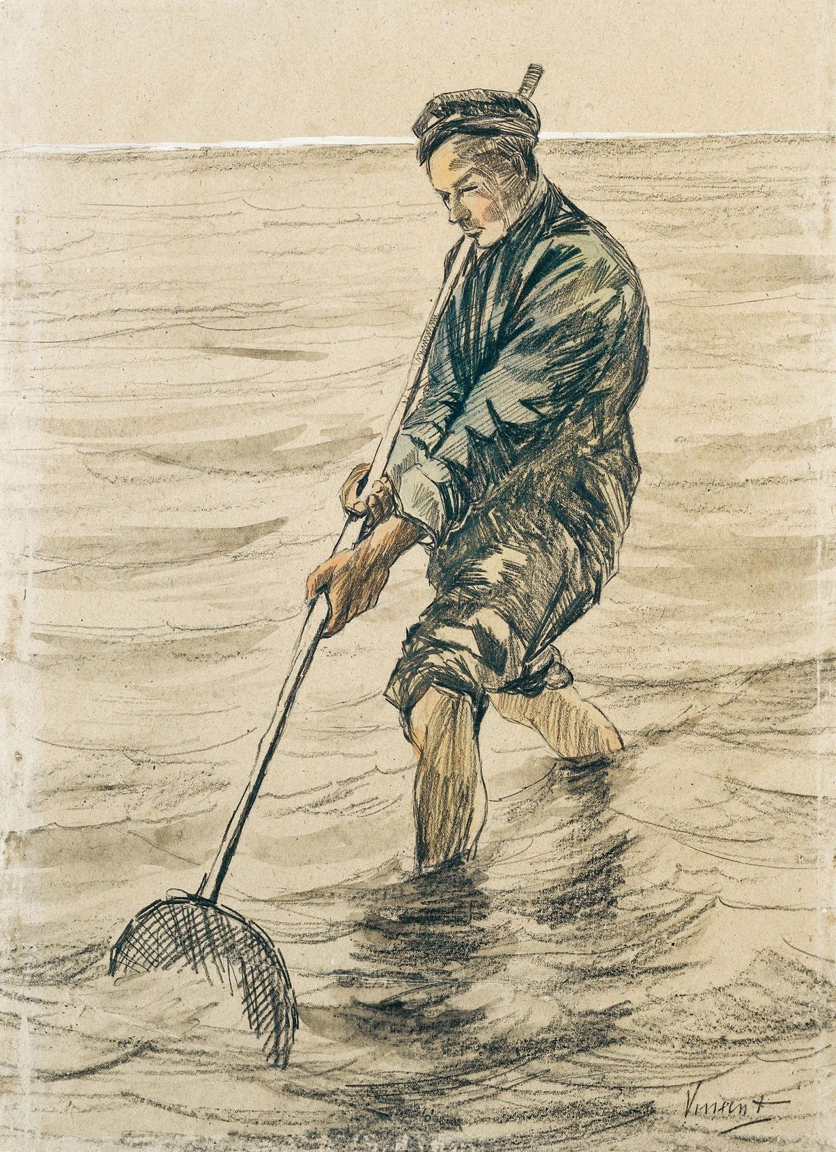 새우를 잡는 어부 - Fisherman at Sea