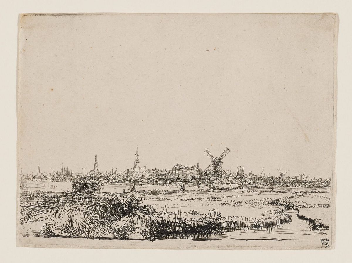 암스테르담 전경 (View of Amsterdam from the Northwest)