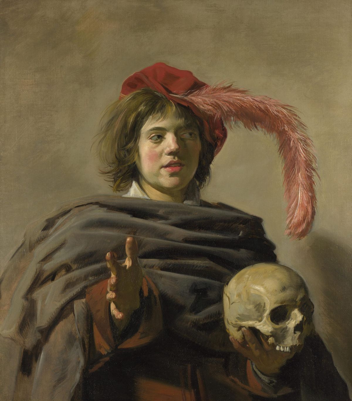 해골을 든 젊은이 Young Man holding a Skull