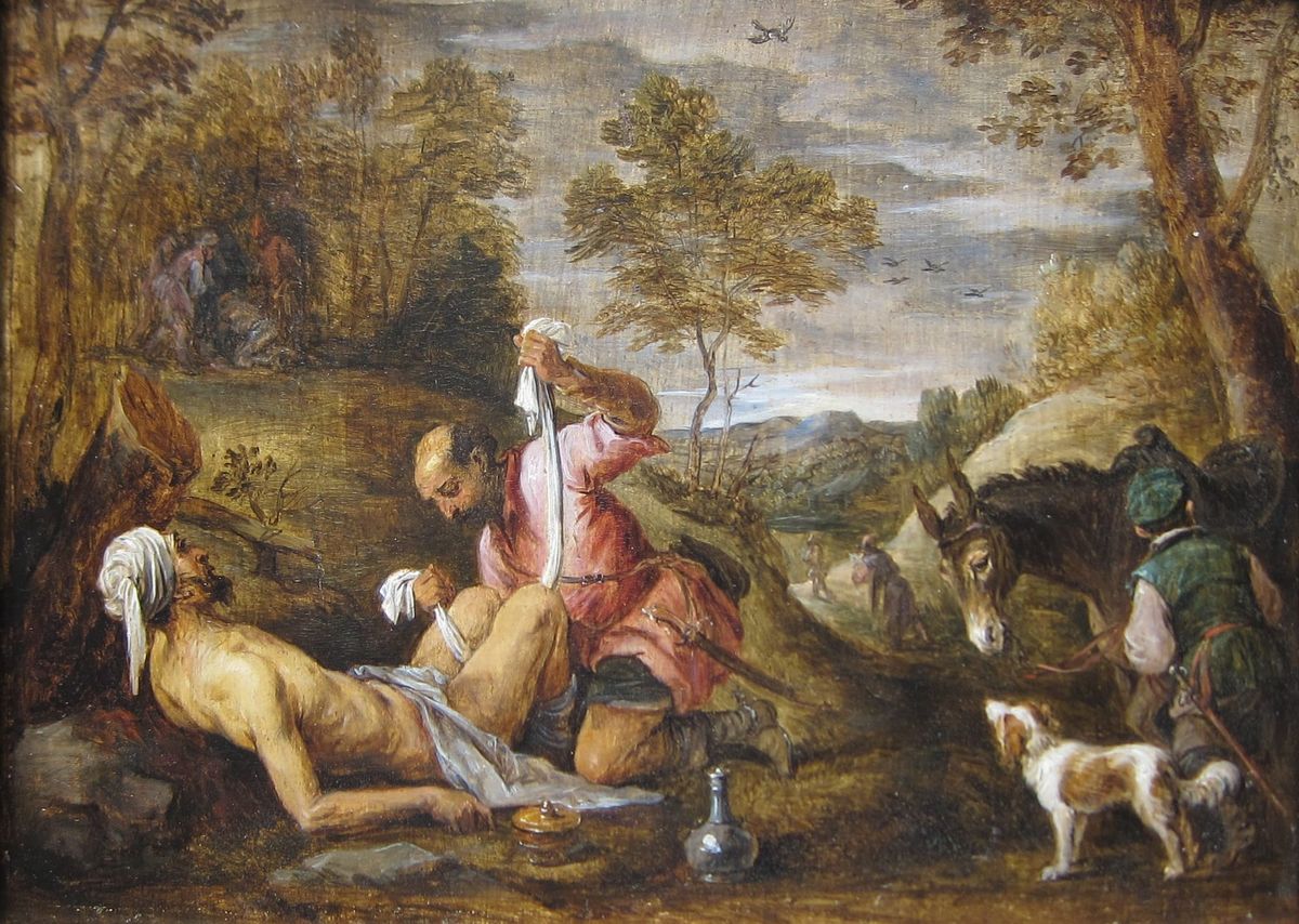 선한 사마리아인 The Good Samaritan (after Francesco Bassano)