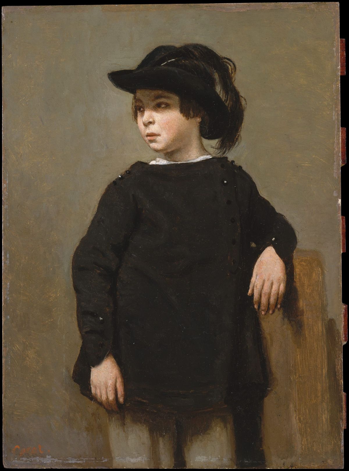 모자를 쓴 소년 (Boy with a Hat)