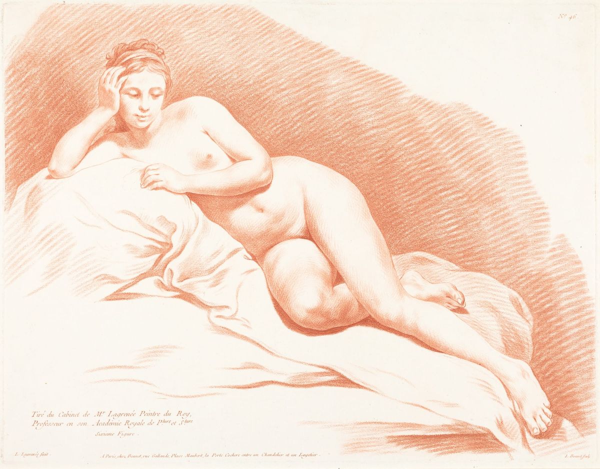 누워 있는 여인 (Reclining Female Nude)