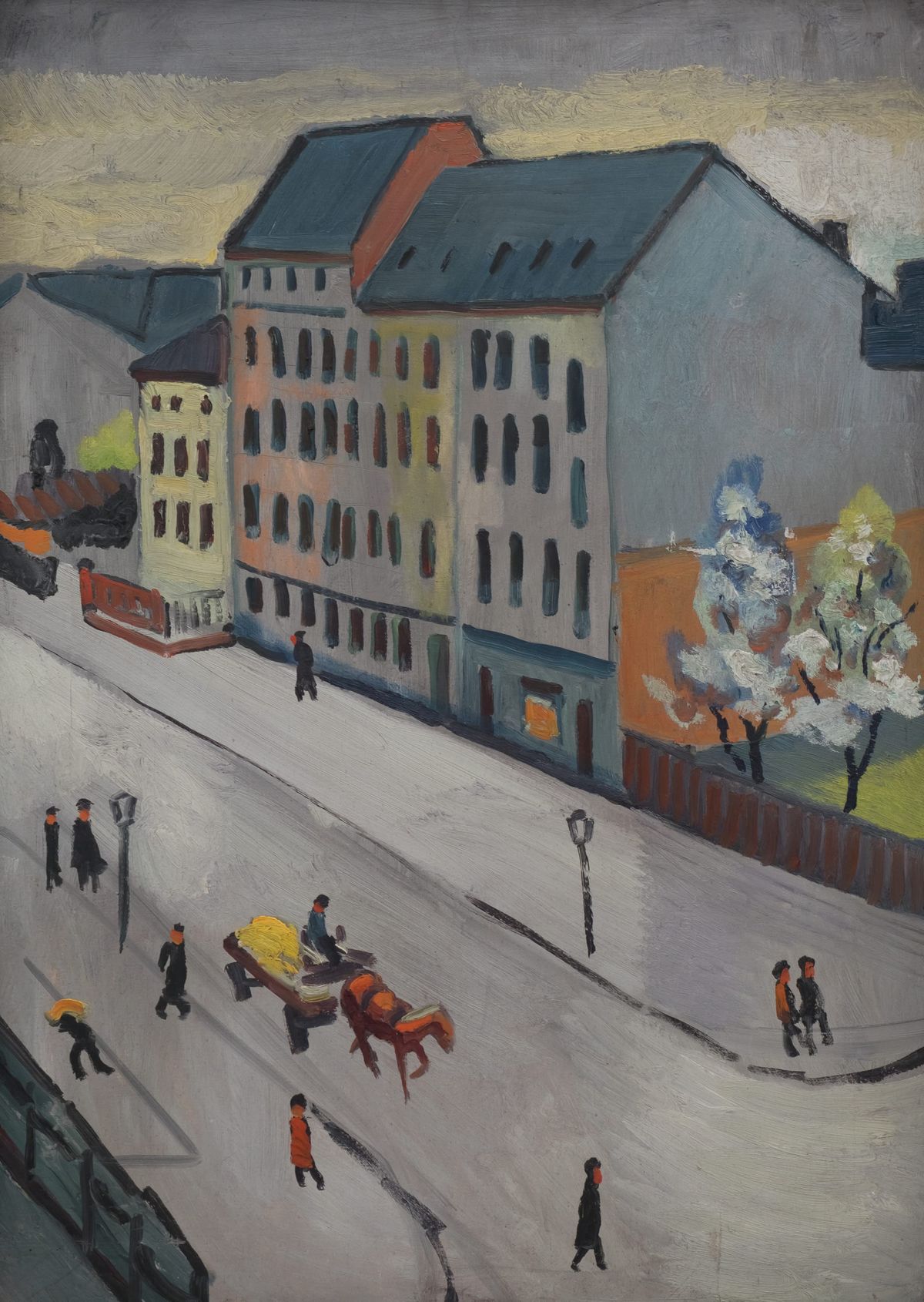 본의 거리 풍경 (Straßenszene in Bonn / Street Scene in Bonn)