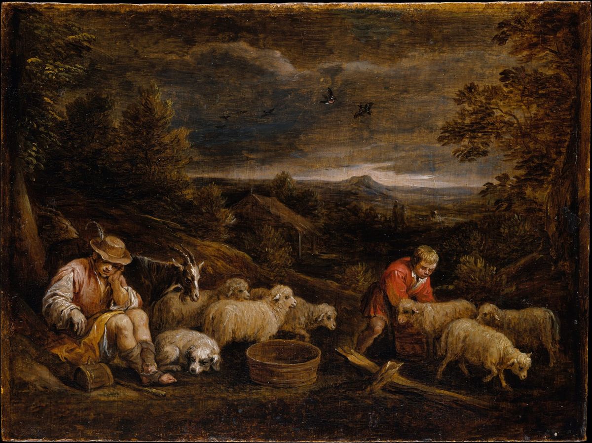 목동들과 양 떼 Shepherds and Sheep
