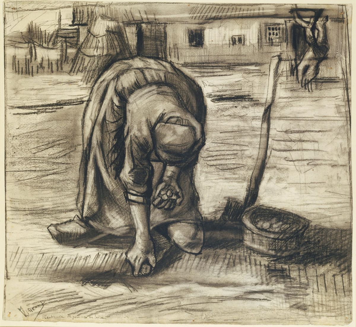 감자 심는 여인 - Woman Planting Potatoes