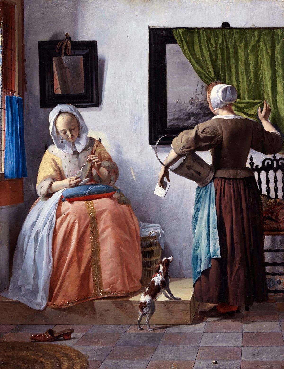 편지 읽는 여인 Woman Reading a Letter