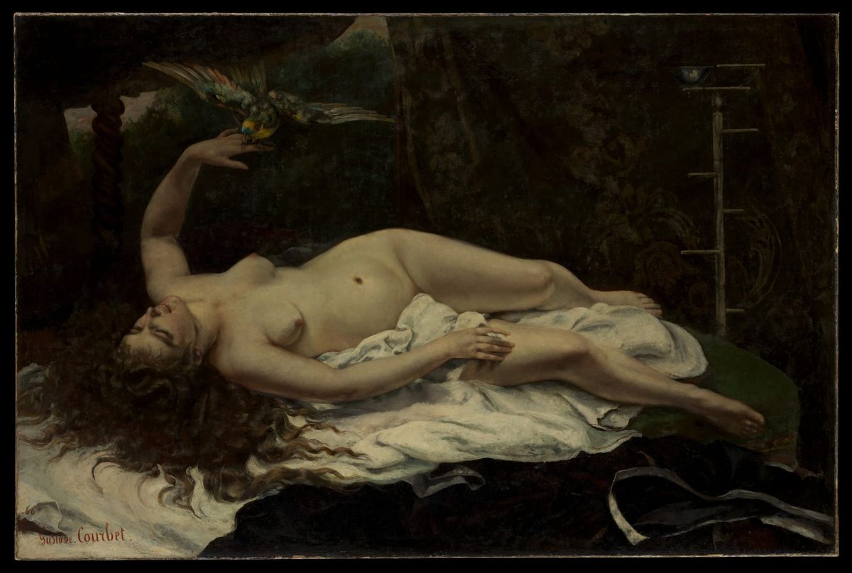 앵무새와 여인 (Woman with a Parrot)
