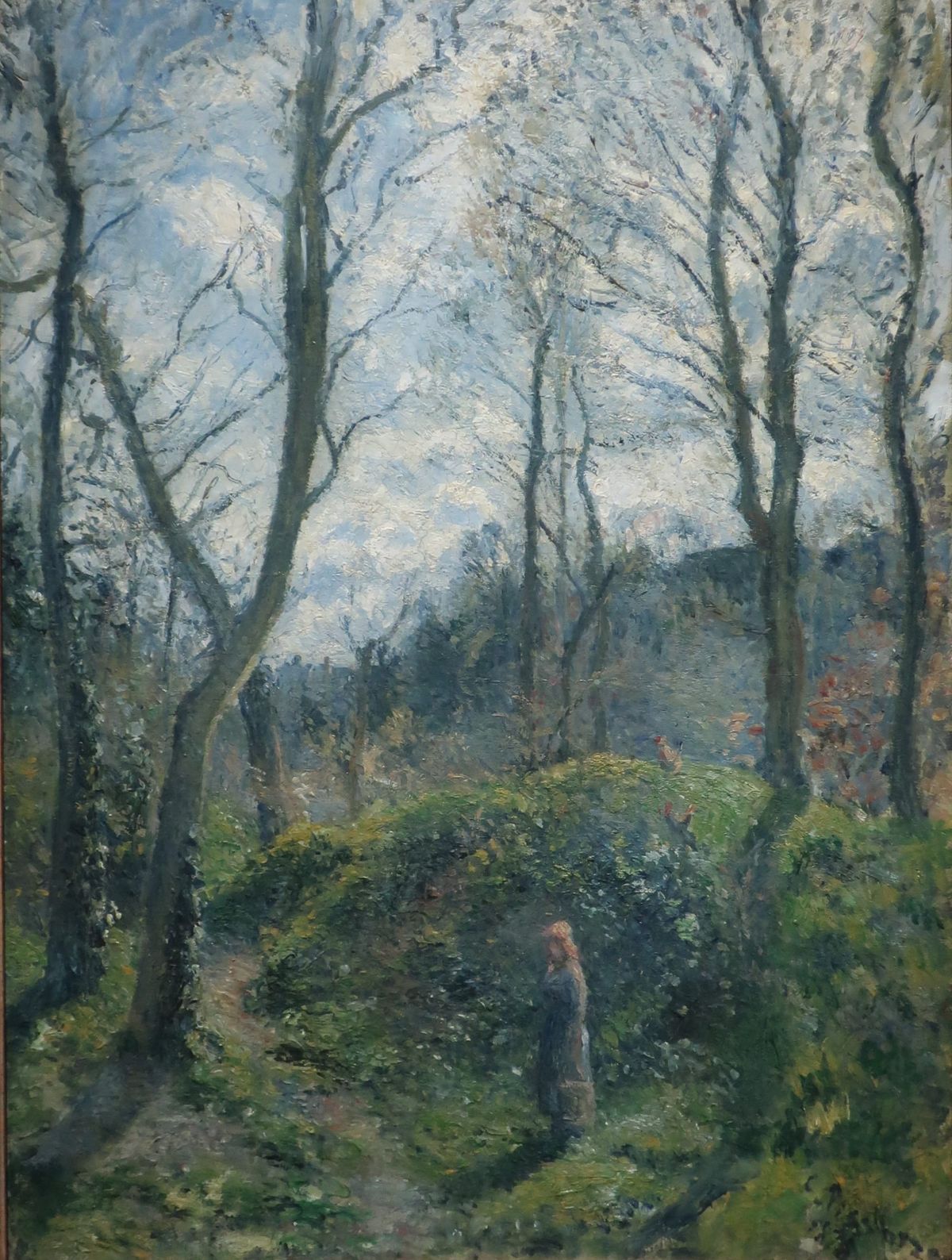 숲 속의 여인 (Femme sur un chemin en forêt, 1879)