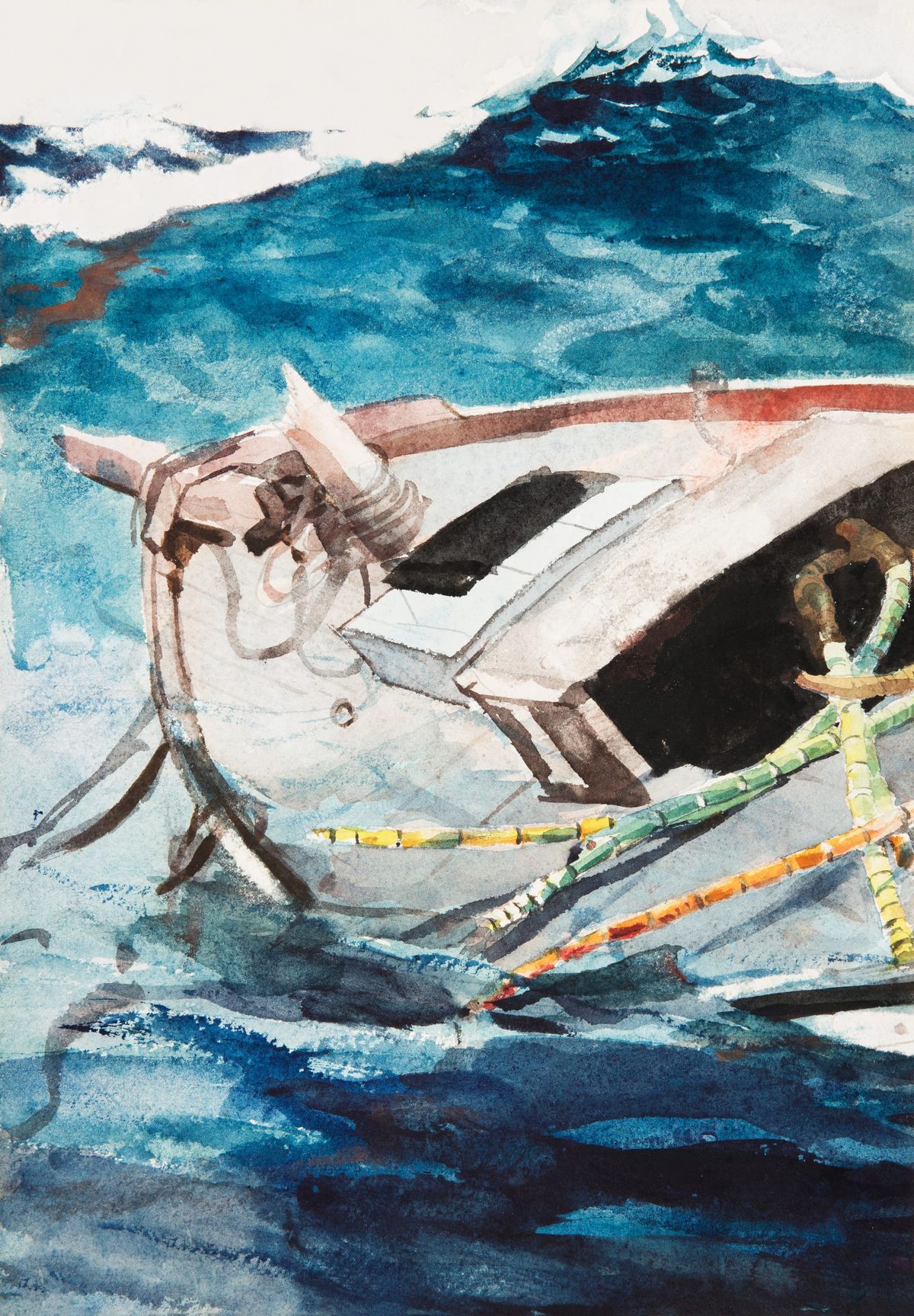 뱃머리 습작 - Study for The Gulf Stream (The Bow of a Boat)