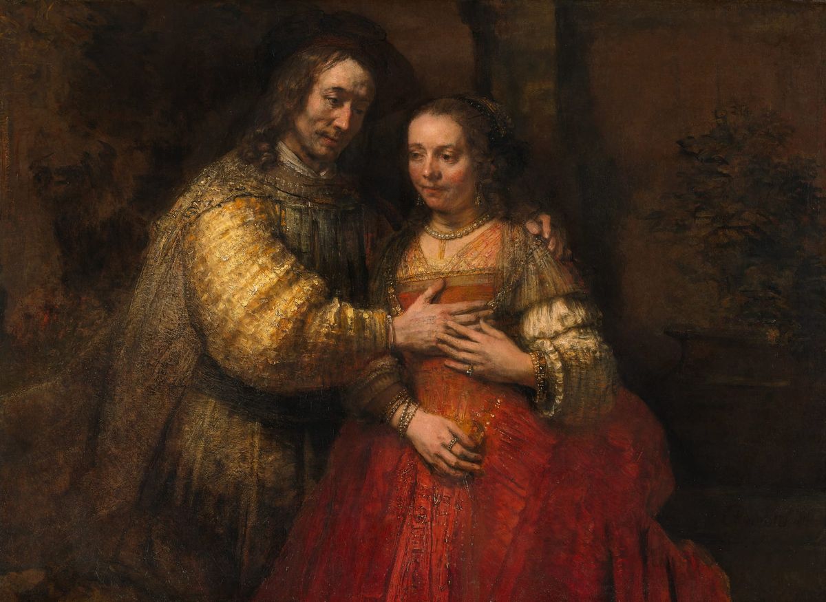 유대인 신부 (The Jewish Bride / Portrait of a Couple as Isaac and Rebecca)