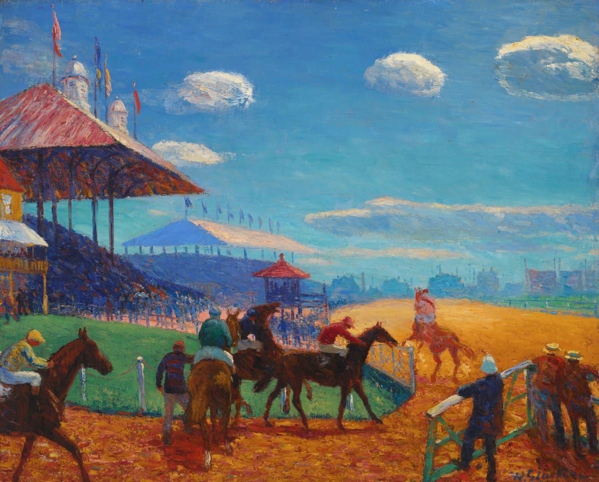 경마장에서 (At the Race Track  The Race Track, c. 1908–1909)
