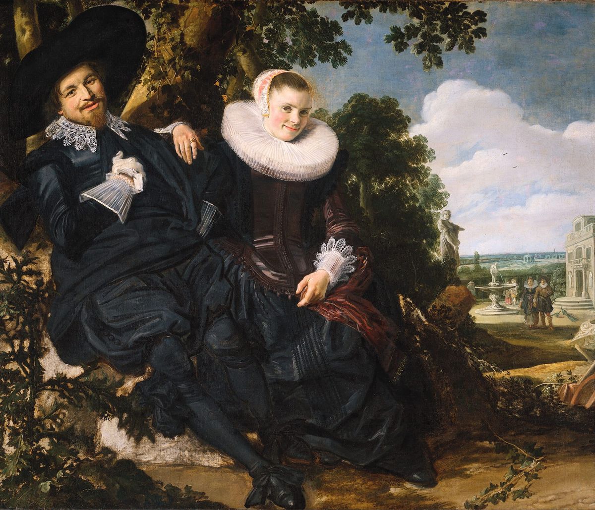 정원의 부부 Portrait of a Couple in a Garden