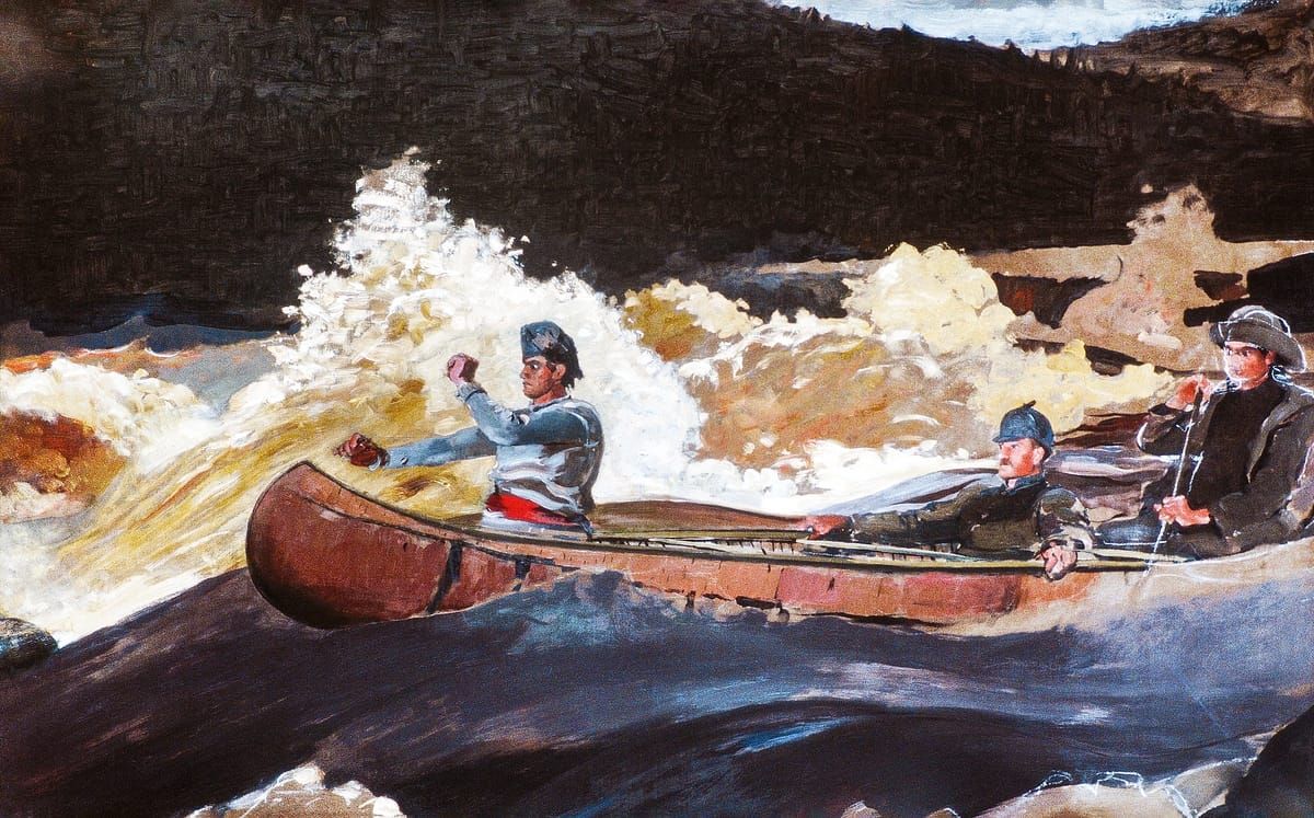 급류 타기 - Shooting the Rapids, Saguenay River