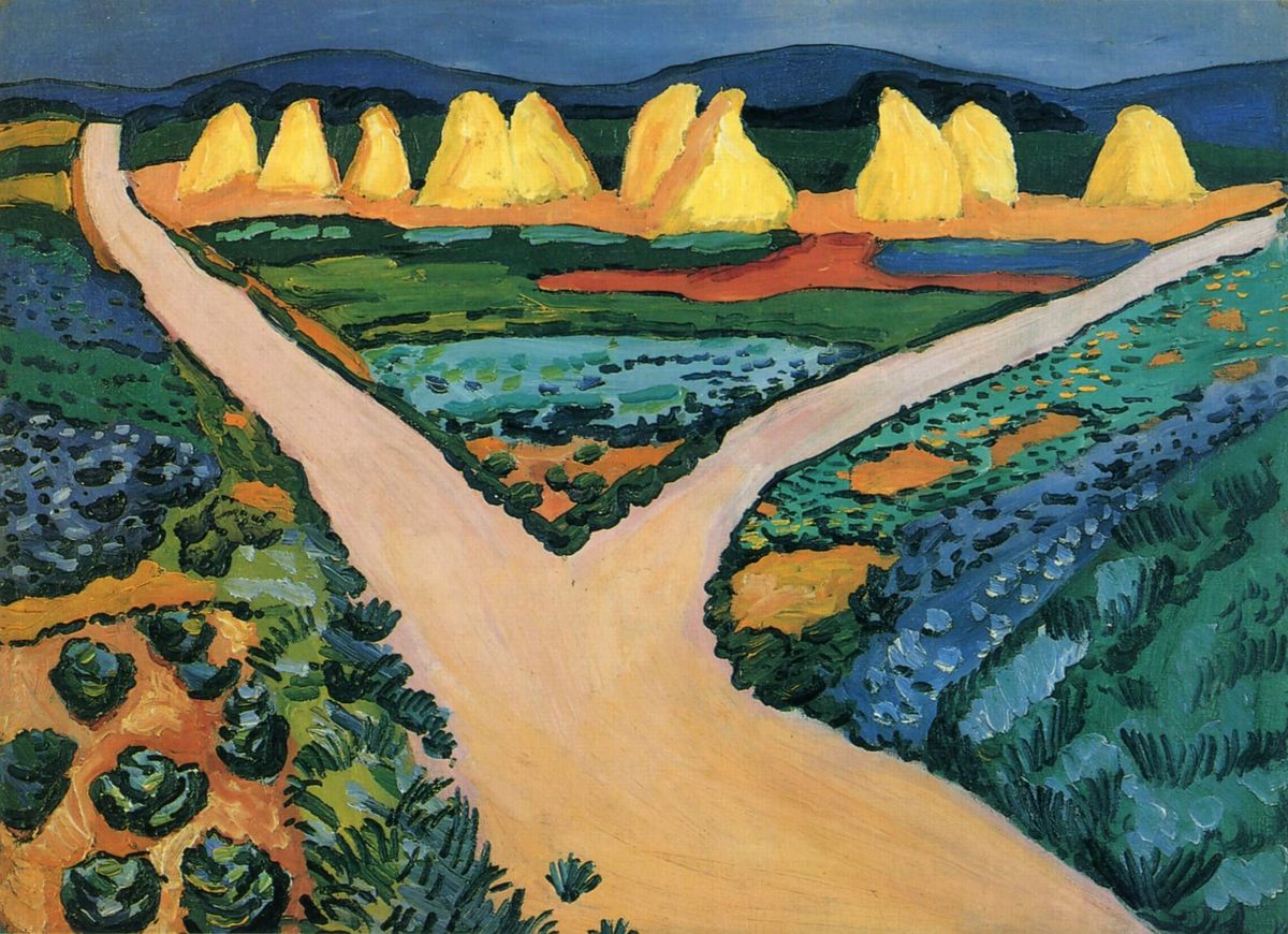 야채밭 (Gemüsefelder / Vegetable Fields, 1911)