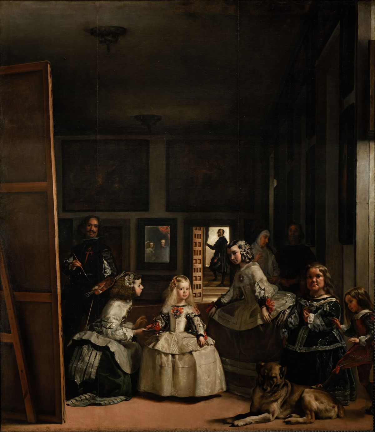 캔버스 너머의 관람객을 응시하는 시선의 미로, 시녀들 Las Meninas