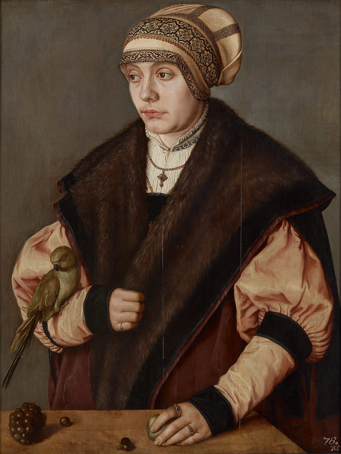 앵무새를 든 여인의 초상 Portrait of a Woman with a Parrot