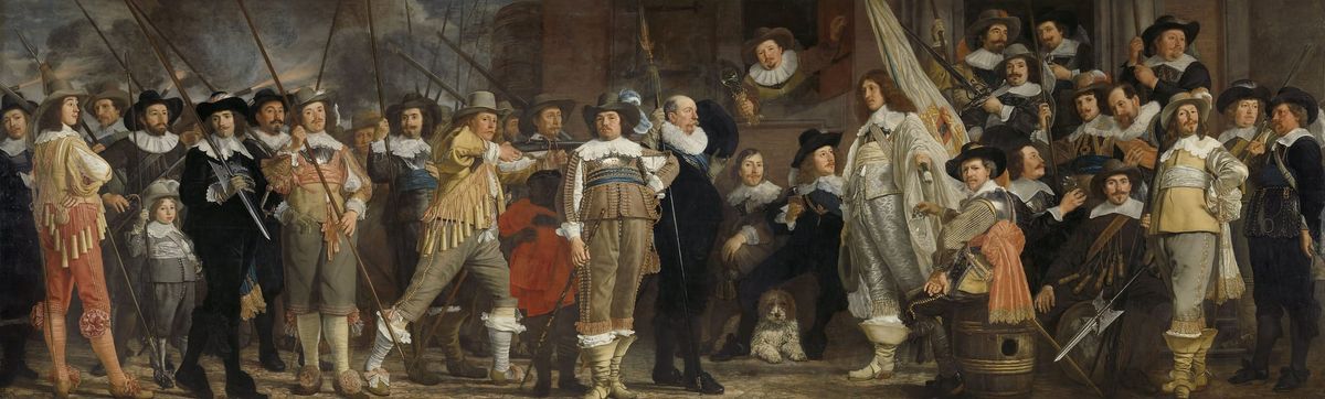 로엘로프 비커 대위와 얀 미힐스 블라우 중위의 민병대 대원들 The Company of Captain Roelof Bicker and Lieutenant Jan Michielsz Blaeuw