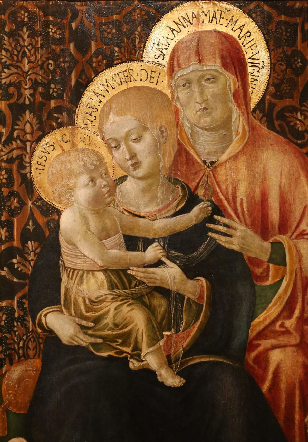성 안나와 성모자 Virgin and Child with Saint Anne