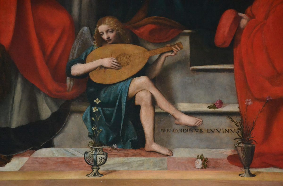 라이몬디 제단화 세부화, 류트를 연주하는 천사 Detail: Pala Raimondi, Lute-Playing Angel