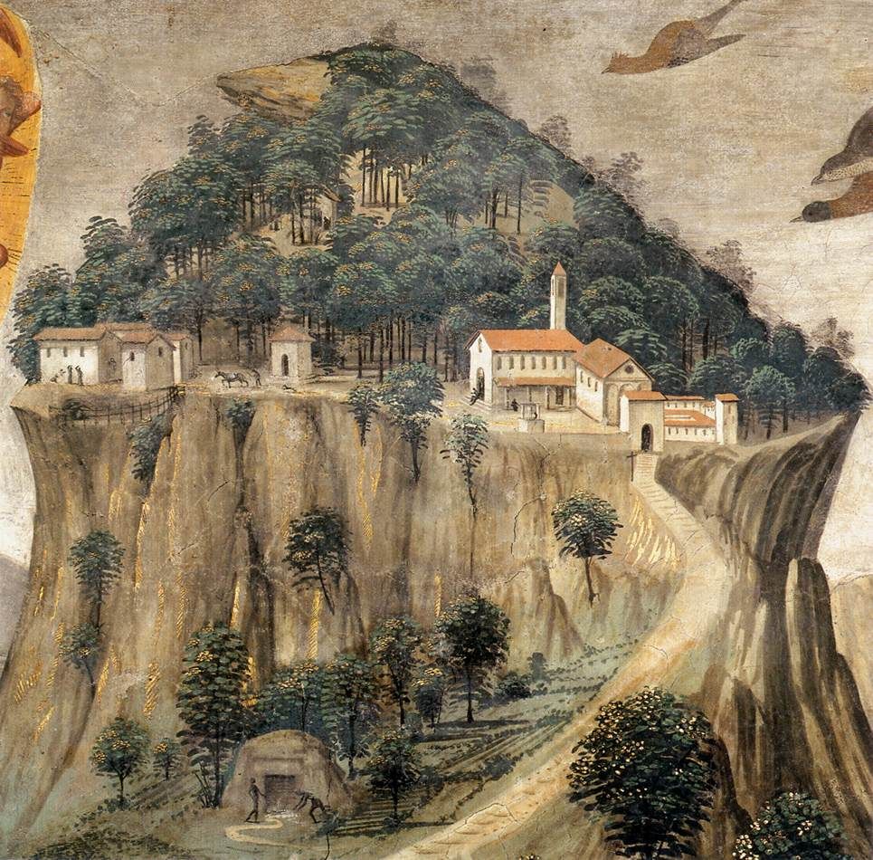 라베르나 산의 풍경 Landscape of La Verna