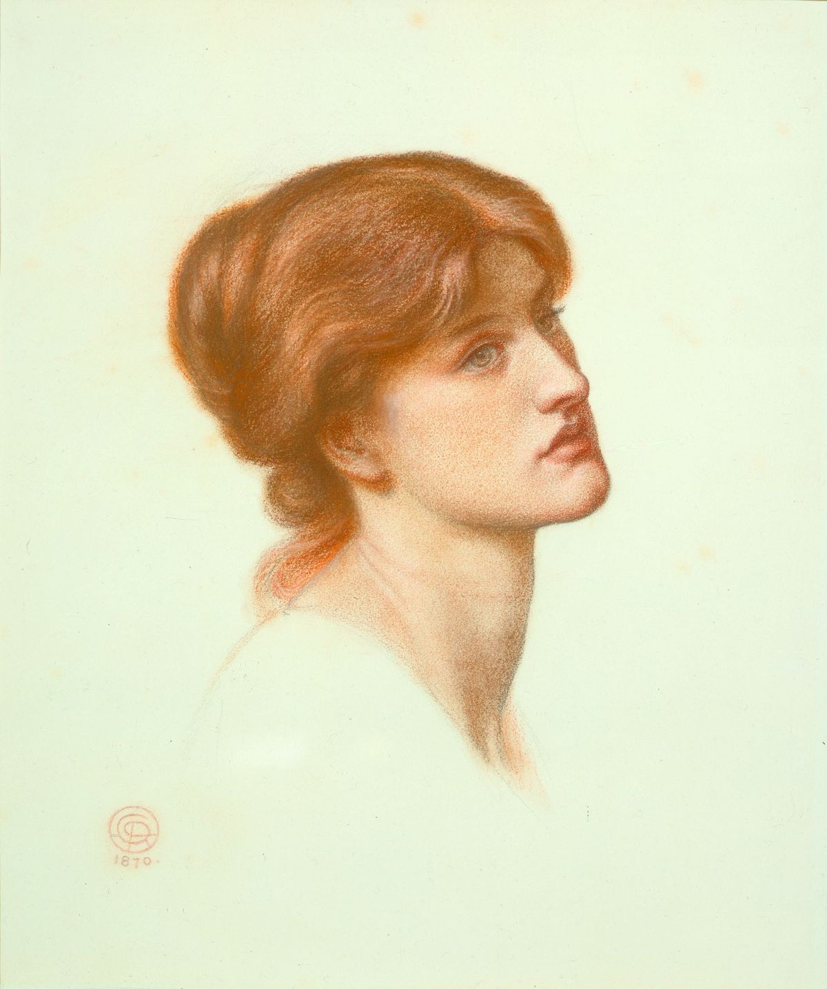단테의 꿈 습작 - 알렉사 와일딩의 머리 Study for Dante's Dream - Head of Alexa Wilding