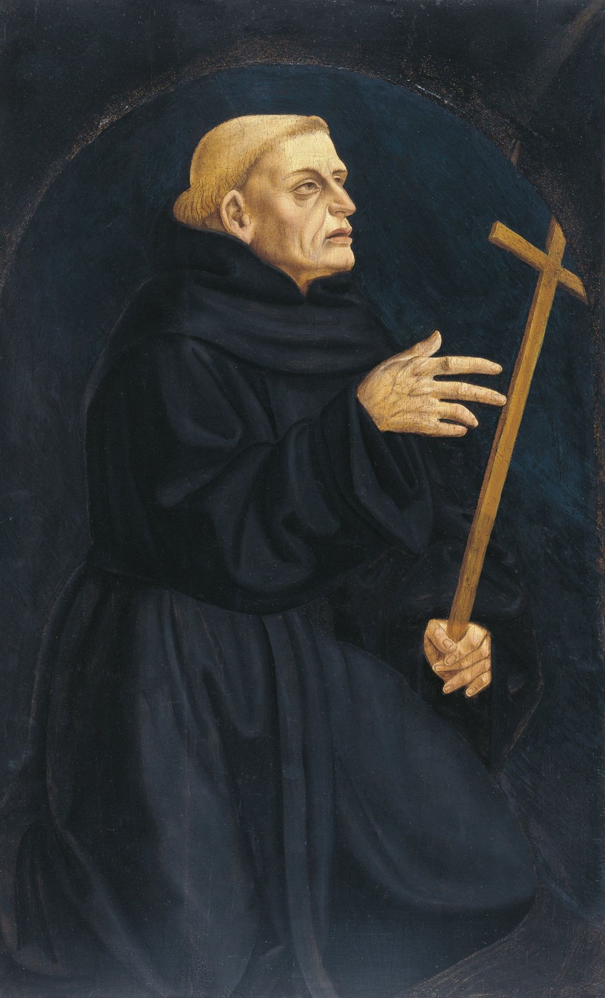 십자가를 든 수도사 Monk Holding a Cross