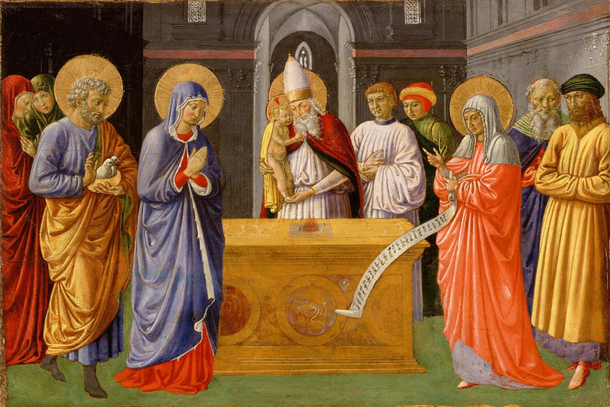 성전에서의 정화 Purification of the Virgin
