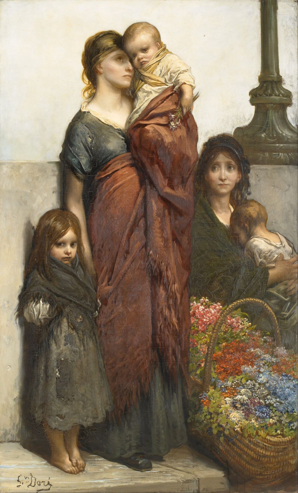 런던의 꽃 장수들 Flower Sellers of London