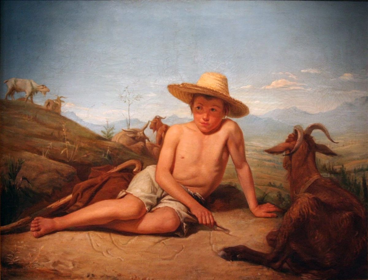염소를 돌보는 어린 조토 Giotto as a Shepherd Boy