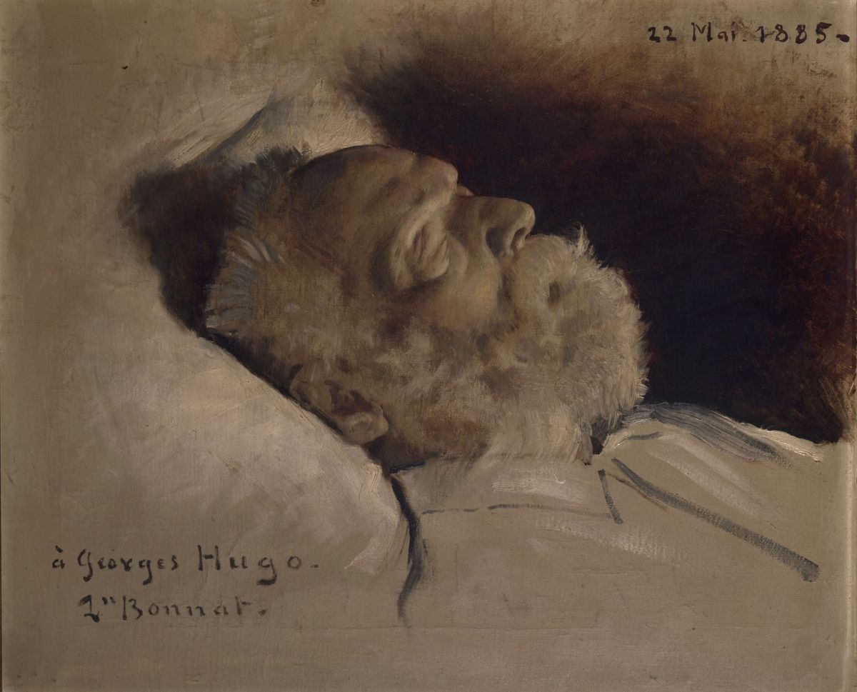 임종의 빅토르 위고 Victor Hugo on His Deathbed