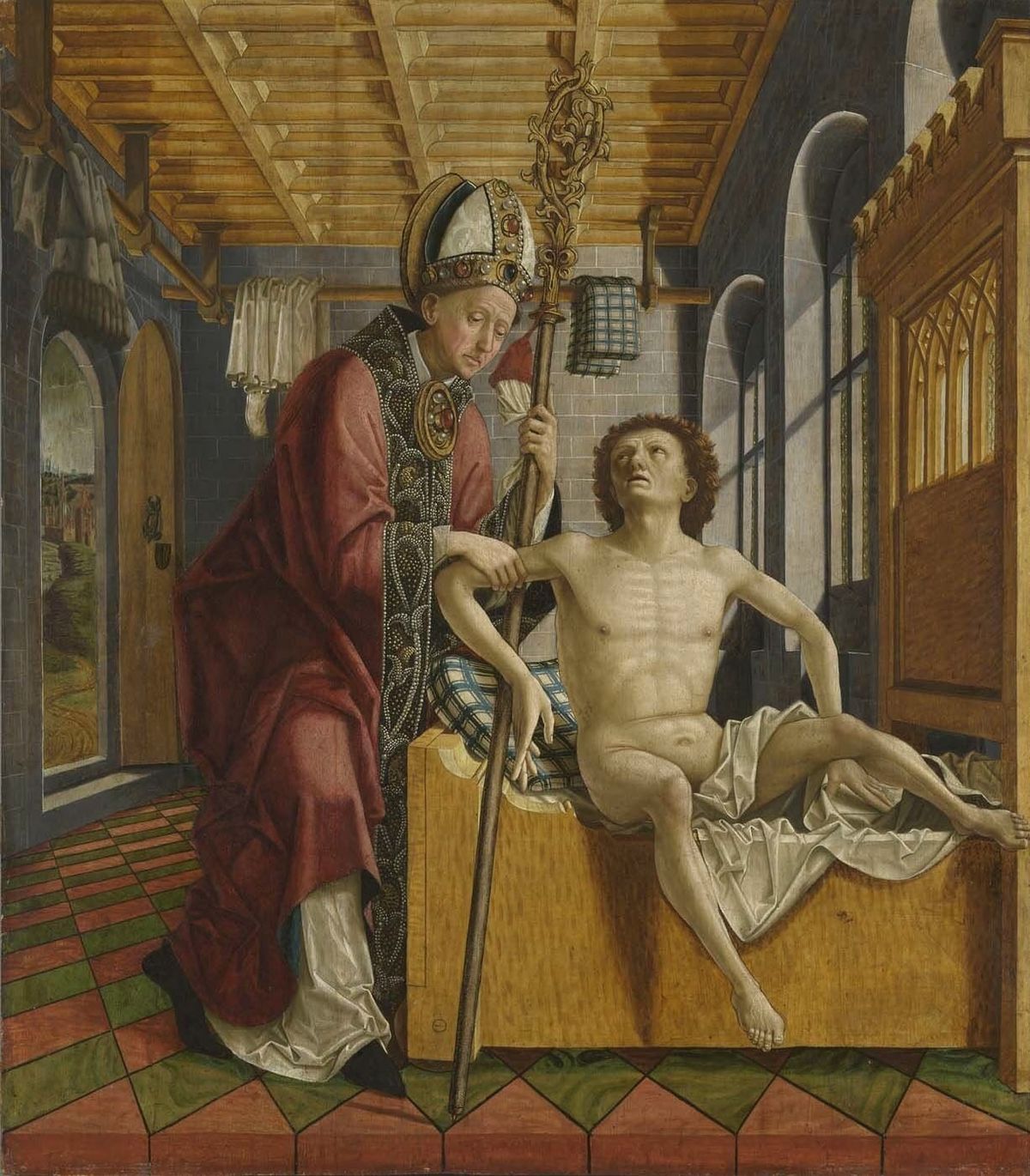 성 아우구스티누스가 수도원장을 치유하다 Saint Augustine Healing the Provost