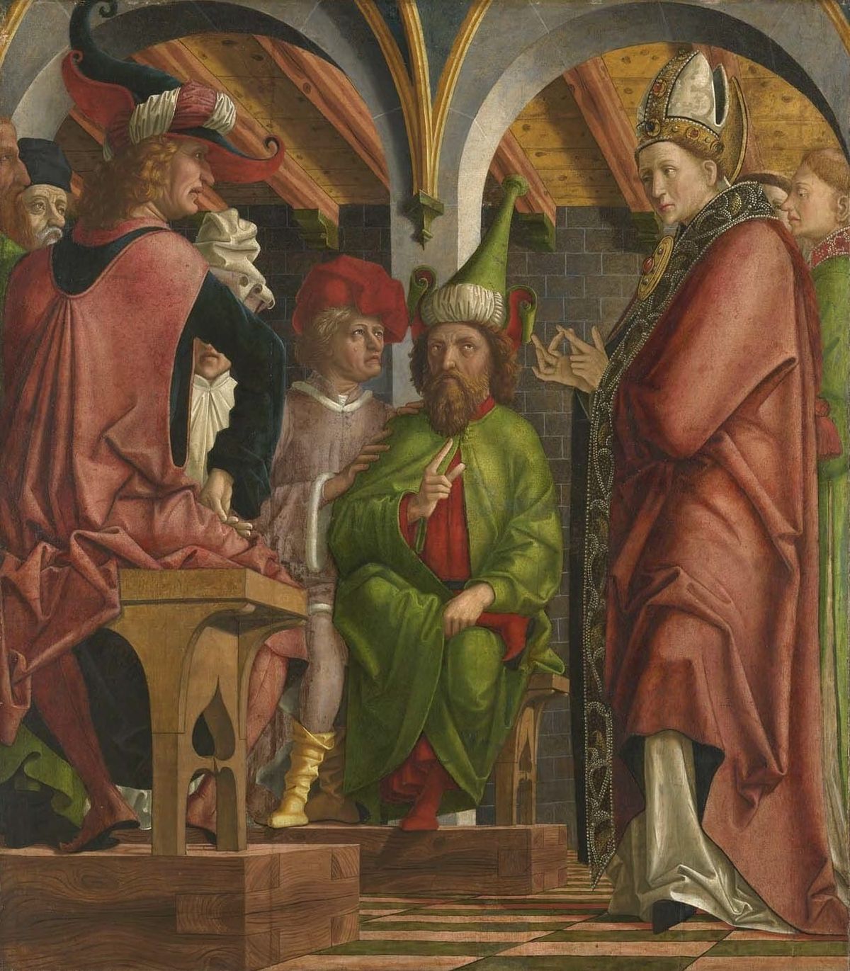 이단자들과 토론하는 성 아우구스티누스 Saint Augustine Arguing with Heretics
