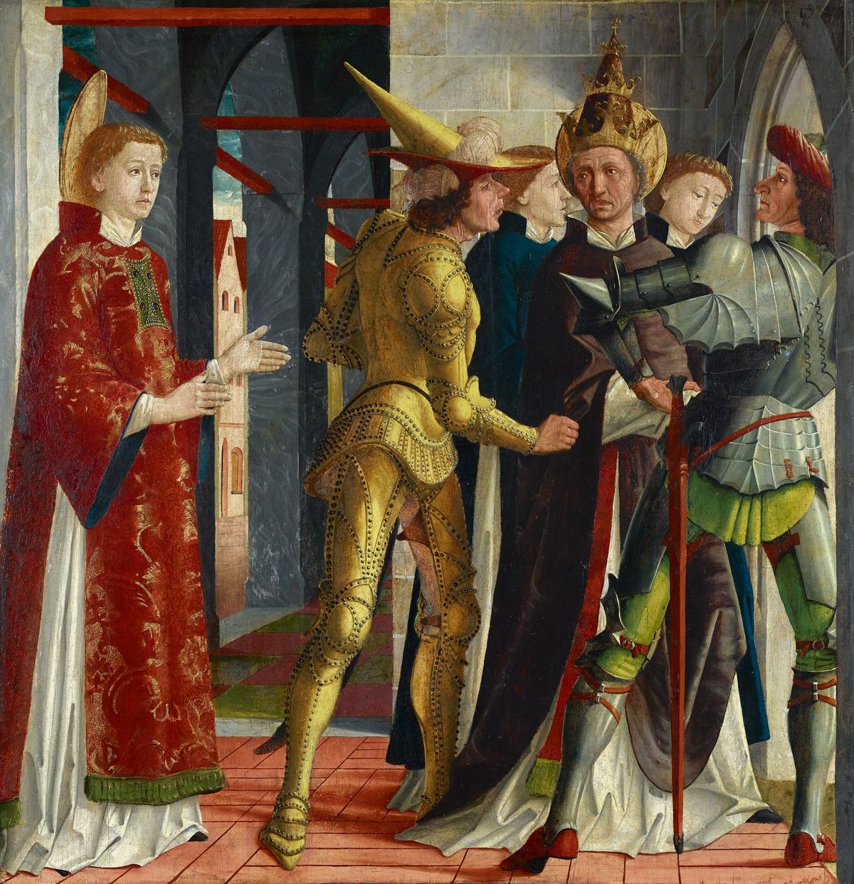 성 라우렌시오와 작별하는 식스토스 2세 교황 Pope Sixtus II Bidding Farewell to Saint Lawrence