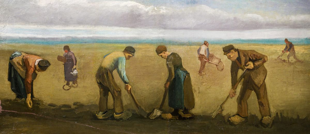 감자 심는 농부들 Peasants Planting Potatoes