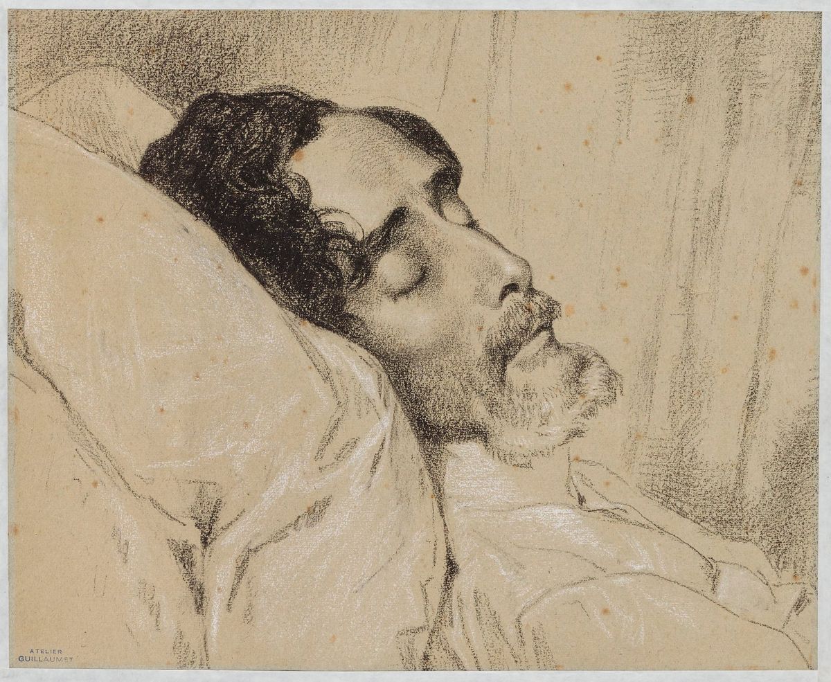 에메 기요메의 임종 초상 Portrait mortuaire d'Aimé Guillaumet