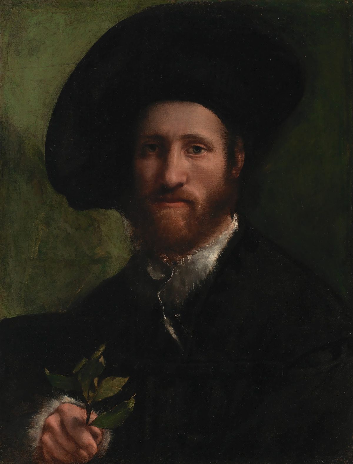 월계수 가지를 든 남자의 초상 Portrait of a Man with a Laurel Sprig
