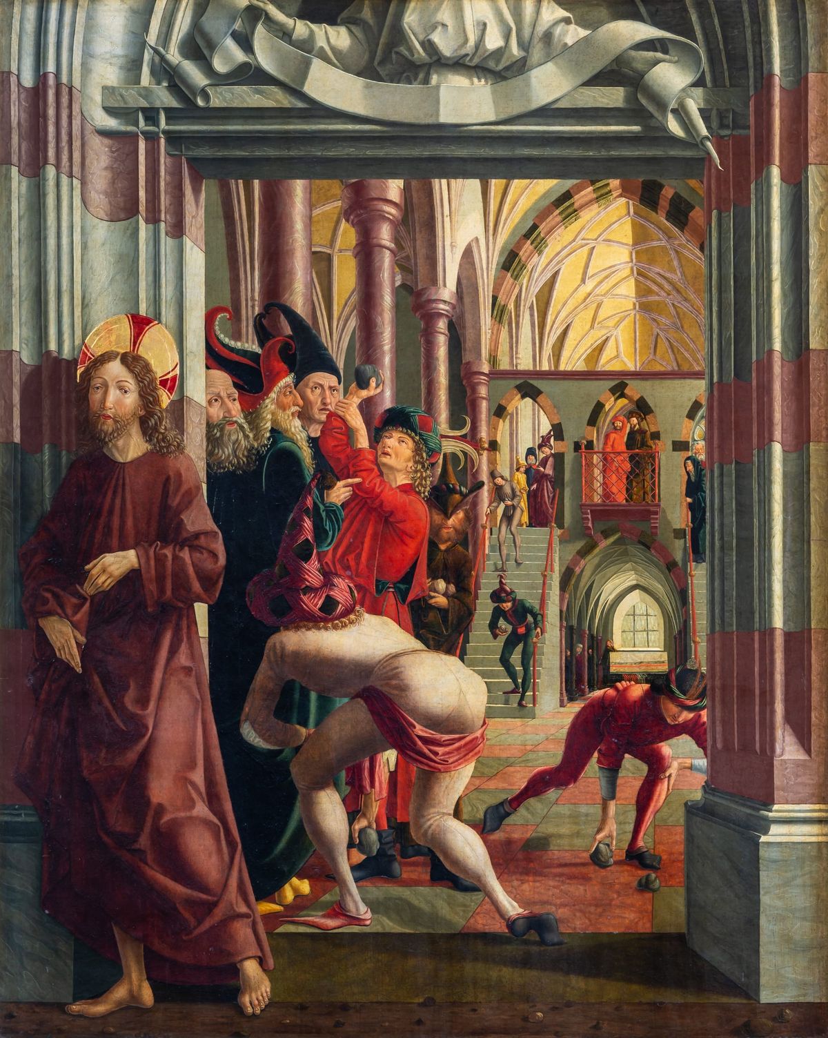 그리스도를 치려 하는 유대인들 The Stoning of Christ