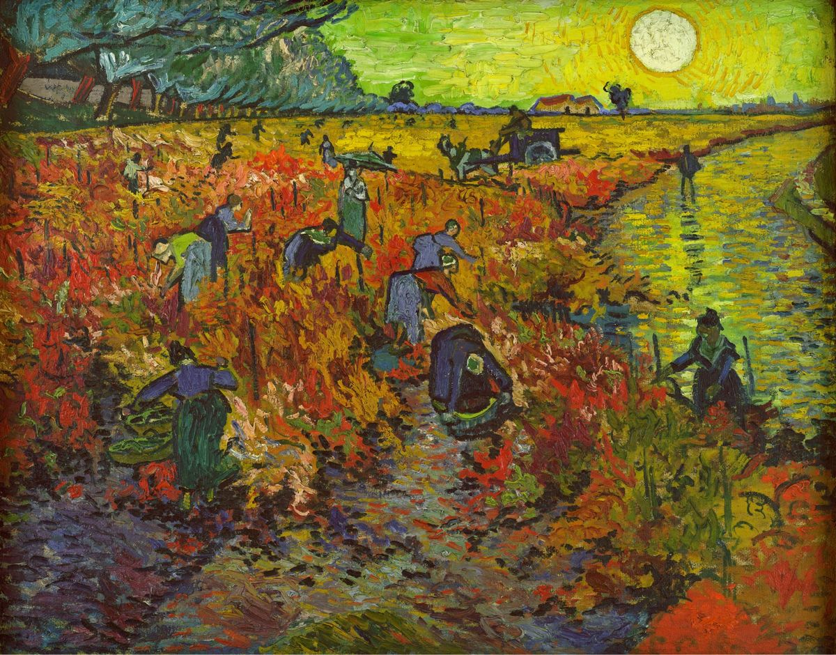 붉은 포도밭 The Red Vineyard