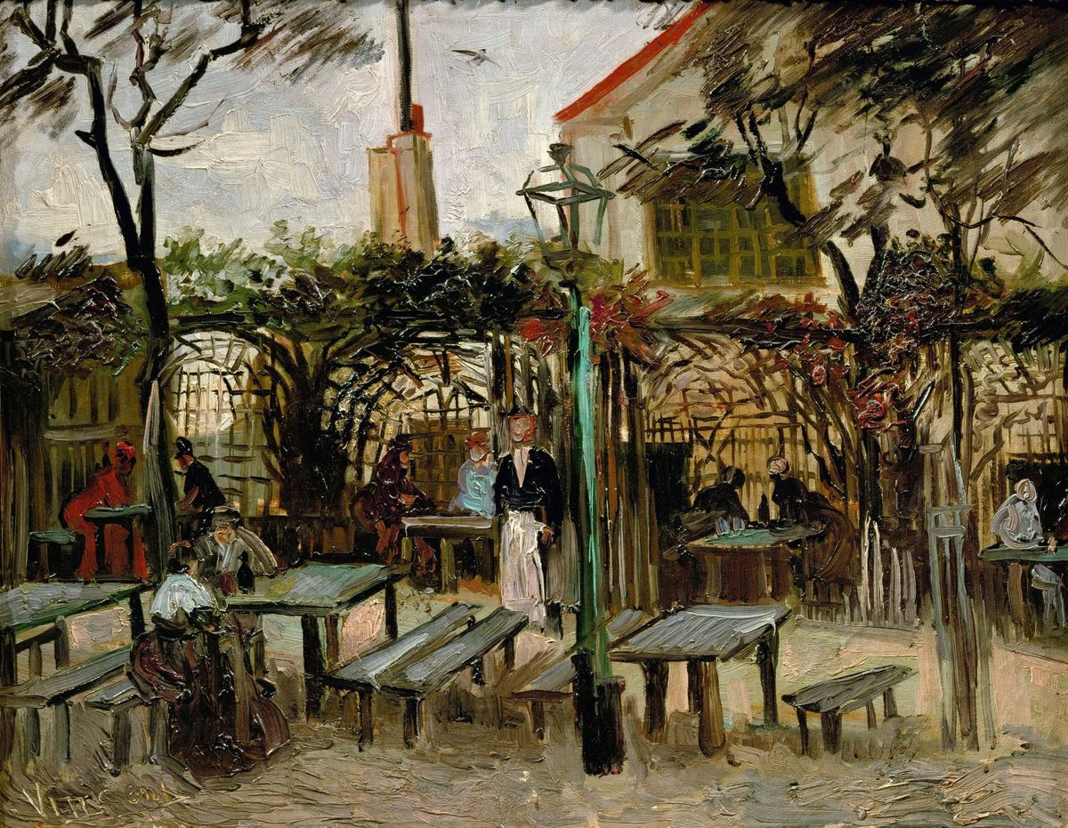 몽마르뜨의 야외 식당 La Guinguette à Montmartre
