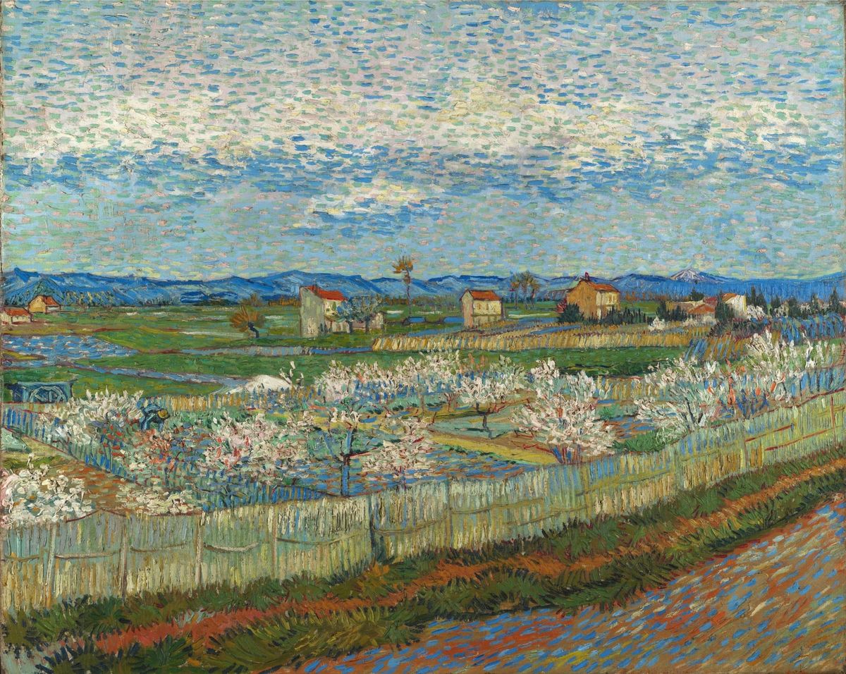 블루오차드 Blue Fruit Orchards (Orchard with Blossoming Plum Trees / 과수원 풍경)