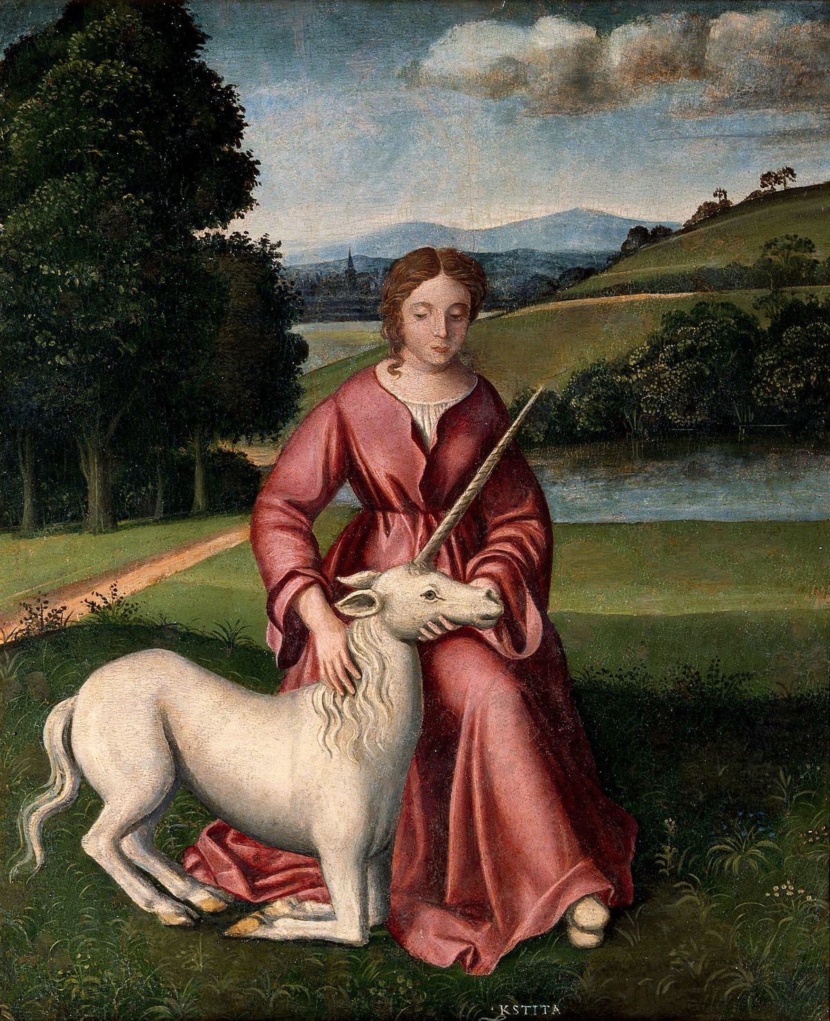 처녀와 유니콘 A Virgin and a Unicorn