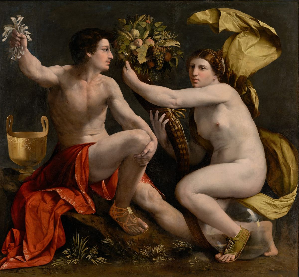 바쿠스와 케레스 Bacchus and Ceres