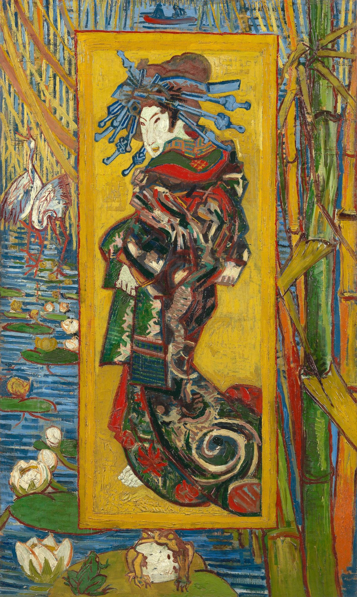오이란(아이센을 모사함) Oiran (Courtesan, after Eisen)