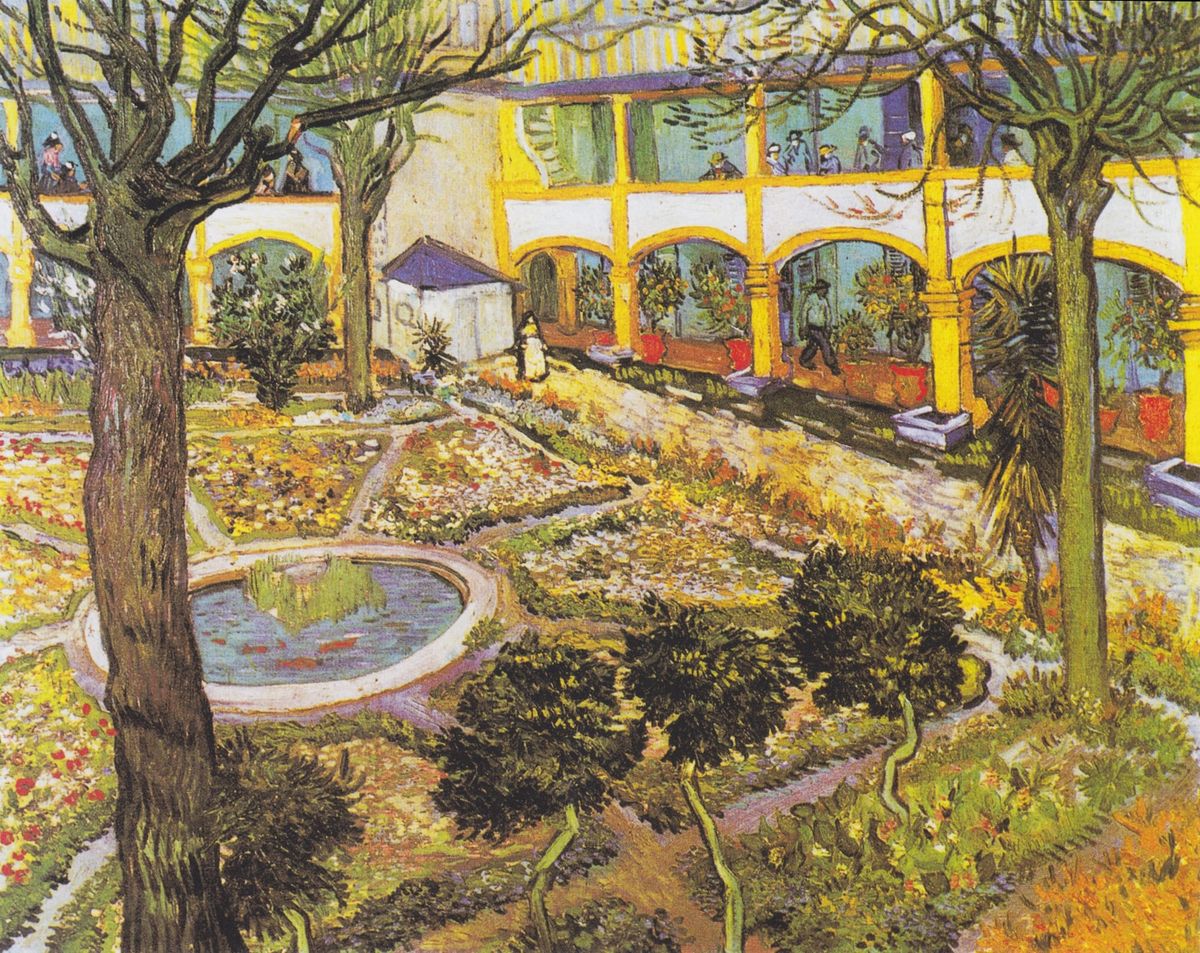 아를의 요양원 정원 Garden of the Hospital in Arles